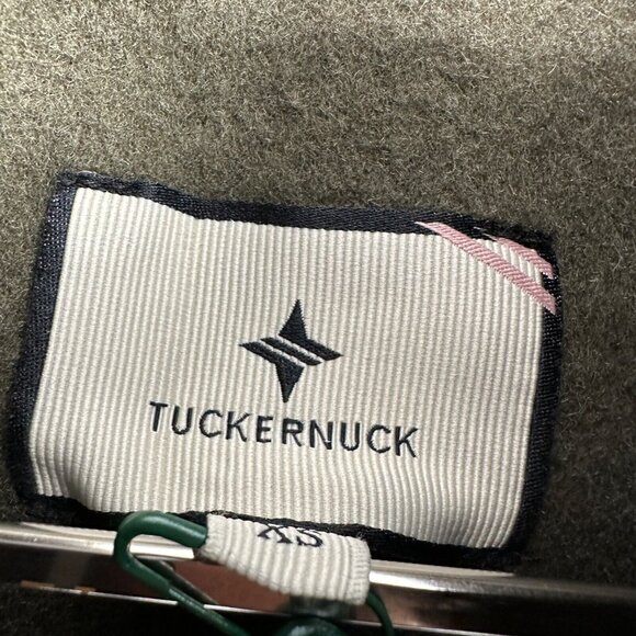 Tuckernuck Women's Olive Emerson Popover Sweater Long Sleeve V-Neck Collared XS - Picture 4 of 7